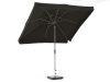 Shadowline Aruba parasol 250x250cm - Charcoal Black (incl. 50 kg voet) (incl. beschermhoes)