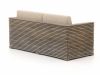 ROUGH-C/Cosiraw stoel-bank loungeset met vuurtafel 4-delig