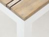 Cosiraw lounge vuurtafel 120x80x55cm - White (Blad = Old Teak Greywash) (incl. glas)
