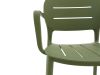 Forza Pazzia dining tuinstoel stapelbaar - Groen - Kunststof