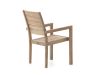 ROUGH-S dining tuinstoel stapelbaar - Old Teak Greywash - Hout