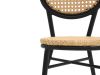 Forza Tovel barstoel stapelbaar - Taupe - Naturel - Bruin - Wicker (vlechtwerk)