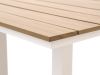 Manifesto Ortello/Fidenza stoel-bank loungeset 4-delig 5-zits - White (incl. kussens) (Twist Wicker = Natural) (Blad = Polywood)