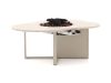 Intenso Stila/Cosiloft Novi stoel-bank loungeset met vuurtafel 4-delig