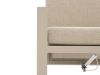 Manifesto Alzano lounge tuinstoel verstelbaar met voetenbank - Taupe - Naturel - Bruin - Textileen