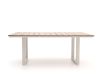 Manifesto Ortello/Fidenza stoel-bank loungeset 4-delig 5-zits - White (incl. kussens) (Twist Wicker = Natural) (Blad = Polywood)