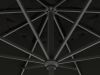 Shadowline Aruba parasol ø 350cm - Charcoal Black (incl. 60 kg voet) (incl. beschermhoes)