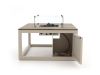 Cosiraw lounge vuurtafel 100x100x55cm - Aluminium