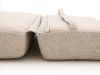 Manifesto Alzano lounge tuinstoel verstelbaar met voetenbank - Taupe - Naturel - Bruin - Textileen