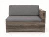 ROUGH-C/Cosiraw hoek loungeset met vuurtafel 4-delig
