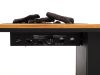 Cosibridge lounge vuurtafel 140x80x50m - Teak