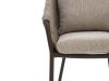 SUNS Nappa dining tuinstoel - Taupe - Naturel - Bruin - Rope (touw)