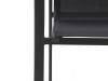 Forza Centallo dining tuinstoel stapelbaar - Grijs - Antraciet - Textileen