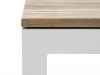 Cosiraw lounge vuurtafel 120x80x55cm - White (Blad = Old Teak Greywash) (incl. glas)