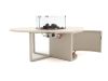 Cosiloft Novi lounge vuurtafel 125x102x50cm - Aluminium