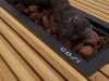 Cosibridge lounge vuurtafel 140x80x50m - Teak