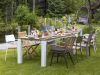ROUGH-S dining tuinstoel stapelbaar - Old Teak Greywash - Hout