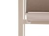 Bellagio Albinea dining tuinstoel stapelbaar - Taupe - Naturel - Bruin - Outdoor textiel