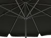 Shadowline Aruba parasol ø 350cm - Charcoal Black (incl. 60 kg voet) (incl. beschermhoes)