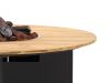 Cosiloft lounge vuurtafel ø120cm (h: 50cm) - Teakhout