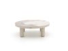 Bellagio Sarsina lounge tuintafelset ø85cm(h:27cm)/ø65cm (h:21cm) - Sintered stone