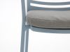 Hartman Alexandra dining tuinstoel stapelbaar - Blauw - Aluminium