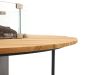 Cosiloft lounge vuurtafel ø120cm (h: 50cm) - Teakhout