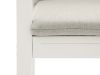 Bellagio Vasello dining tuinstoel - Wit - Ecru - Aluminium