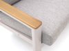 Bellagio Ledrotta lounge tuinbank 3-zits 228cm - Sand (incl. kussens)