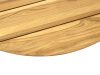 Cosiloft lounge vuurtafel ø120cm (h: 50cm) - Teakhout
