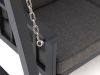 Manifesto Montalo schommelbank 213cm - Charcoal (incl. kussens)