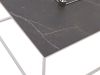 Cosidesign Line lounge vuurtafel 120x80x47cm - White (Blad = Dekton Kelya) (incl. glas)