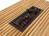 Cosibridge lounge vuurtafel 140x80x50m - Teak