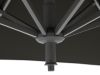 Shadowline Francisco zweefparasol 300x300cm - Charcoal Black (incl. voet 160kg verrijdbaar) (incl. kruisvoet, excl. tegels) (incl. beschermhoes)