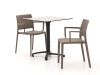 Forza Sile/Canzo 70cm dining tuinset 3-delig verstelbaar