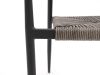Manifesto Cavone dining tuinstoel stapelbaar - Grijs - Antraciet - Rope (touw)