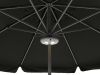Shadowline Aruba parasol ø 350cm - Charcoal Black (incl. 60 kg voet) (incl. beschermhoes)