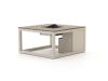 ROUGH-C/Cosiraw stoel-bank loungeset met vuurtafel 4-delig