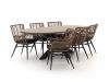 Intenso Asti/Rough-Y Ellips 240cm dining tuinset 7-delig