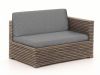 ROUGH-C/Cosiraw hoek loungeset met vuurtafel 4-delig