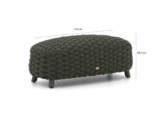 Manifesto Pergine hocker 49.5x110cm - Moss Green