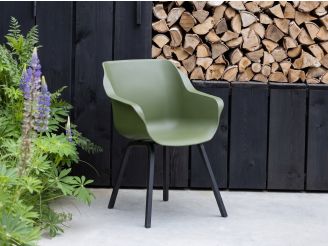 Hartman Sophie Element dining tuinstoel - Groen - Kunststof