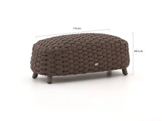 Manifesto Pergine hocker 49.5x110cm - Taupe