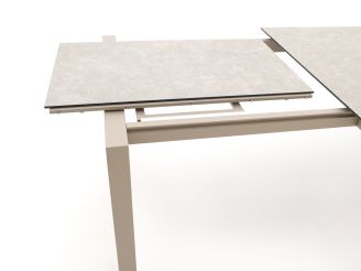 Tierra Outdoor Trespa dining tuintafel uitschuifbaar 160/220x100x75cm - Kunststof