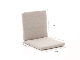 Fiber tuinkussen laag 92x46cm - Sand Melange