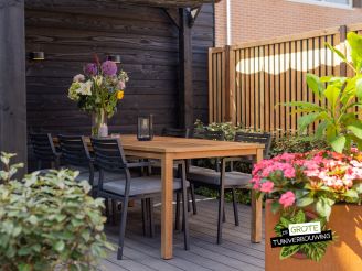Sunyard Liverpool dining tuintafel 210x90cm - Teakhout
