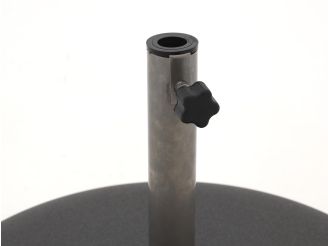 Parasolvoet 40kg beton - Rond/Antraciet voor buisdiktes ø25-44mm