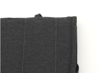 Fiber tuinkussen voor ligbed 200x65cm - Dark Grey Melange