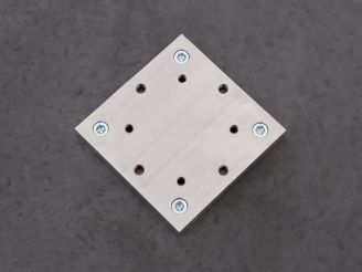 Parasolvoet verrijdbaar 160kg beton t.b.v. Glatz Sunwing Casa - Vierkant/Antraciet