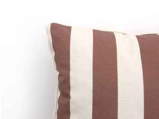 Madison Sierkussen 60x60cm - Stripes Red Natural Outdoor Finishing
